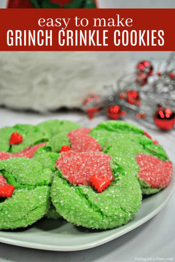 Learn how to make fun and easy Grinch Cookies Recipe. Grinch Cookies are delicious and sure to be a special holiday tradition to enjoy with your family!