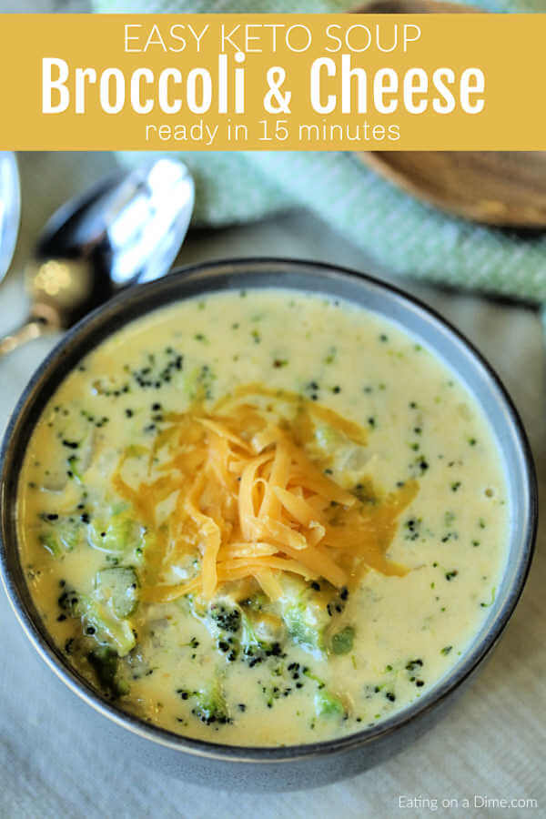 Keto Broccoli Cheese Soup Recipe Low Carb Broccoli Cheese Soup