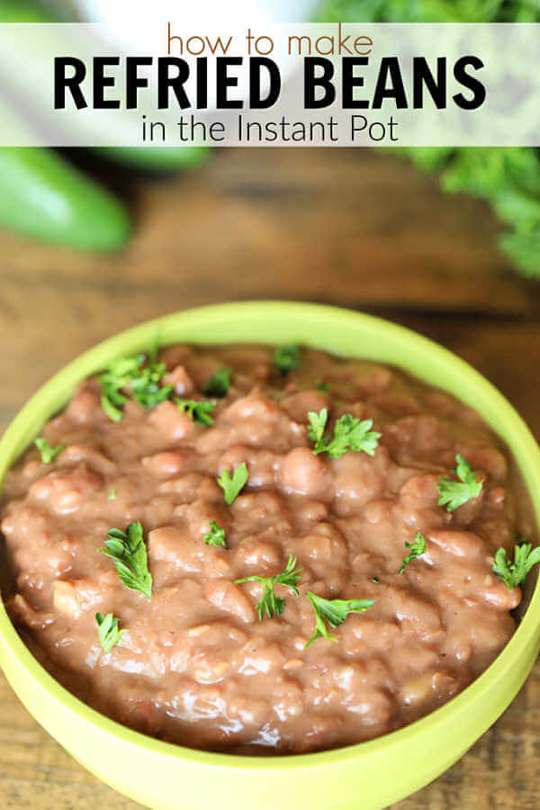 Learn how to make homemade refried beans for a fraction of the cost of buying them. Try Instant pot Homemade Refried beans recipe for a tasty meal.