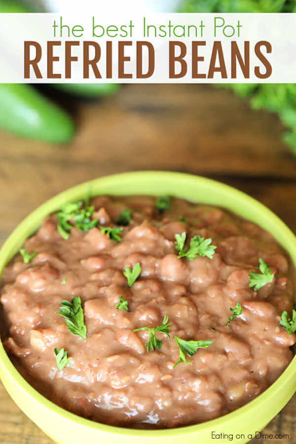 Learn how to make homemade refried beans for a fraction of the cost of buying them. Try Instant pot Homemade Refried beans recipe for a tasty meal.
