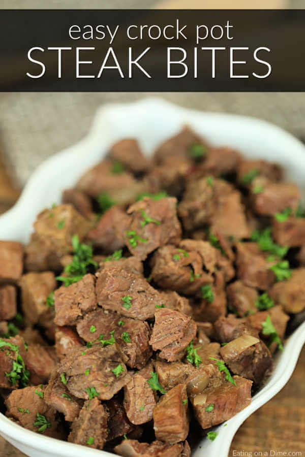 Crock Pot Steak Bites Recipe - Keto Friendly Crock Pot ...