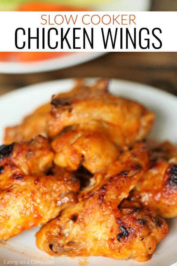 Crock Pot Buffalo Chicken Wings Recipe - Easy Buffalo Chicken Wings