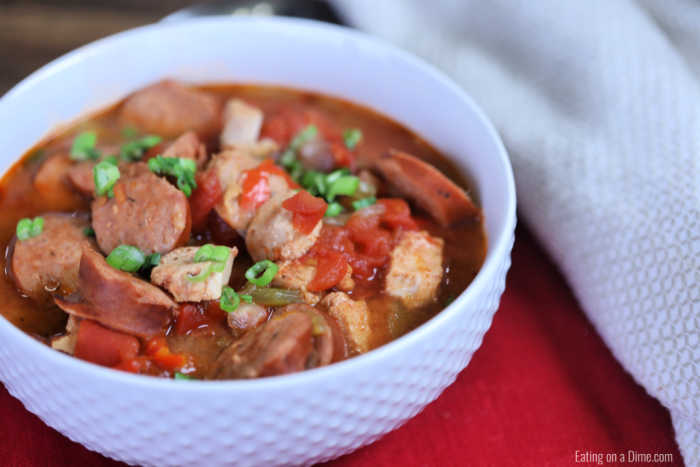 Instant Pot Jambalaya can be ready in minutes for a dinner that everyone will love. It's packed with Cajun flavor and tasty meat for an amazing meal. 