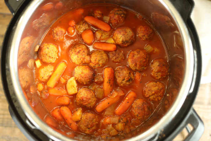 IP chicken and meatball stew : r/instantpot