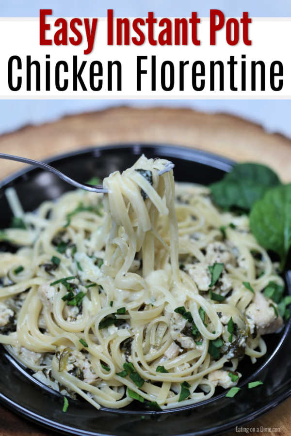 Instant Pot Chicken Florentine Recipe - Ready in under 30 minutes!