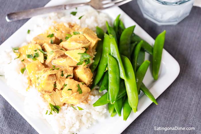 Slow Cooker Chicken Curry Recipe is a tasty and flavor packed recipe but easy enough to enjoy during the week. Try Slow Cooker Coconut Curry Chicken today!