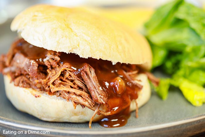 You are going to love this crock pot brisket sandwich recipe. I hope you try this quick and easy slow cooker chopped brisket recipe today!