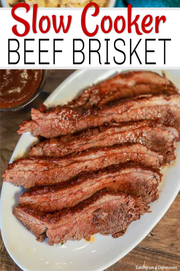 Crock Pot Brisket Recipe - Easy Slow Cooker BBQ Brisket