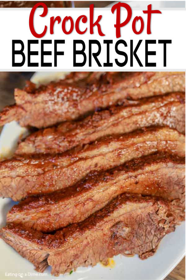 Crock Pot Brisket Recipe - Easy Slow Cooker BBQ Brisket