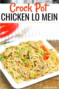 Crock pot Chicken Lo Mein Recipe - Easy Lo Mein Recipe