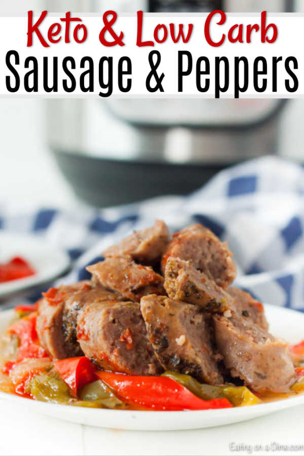 I hope you try this low carb and keto instant pot sausage and peppers recipe. This is a quick and easy pressure cooker recipe that everyone will love!