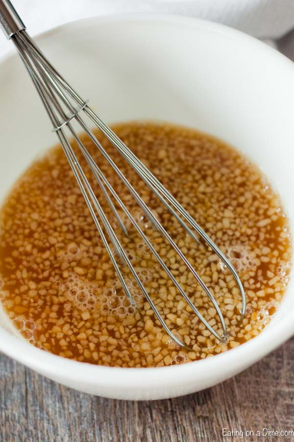 Honey Garlic ingredients mixed in a bowl