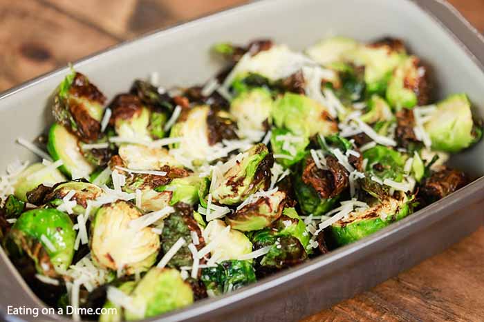 Try this delicious Oven Roasted Brussel Sprouts Recipe for the perfect side dish. Everyone will love these tender and flavorful brussel sprouts in oven.