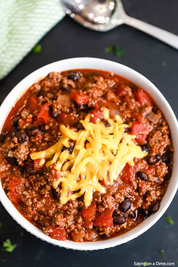 Take chili to the next level when you make Crock Pot Chipotle Chili Recipe. Lots of chipotle peppers, adobo sauce and more come together for a great meal.