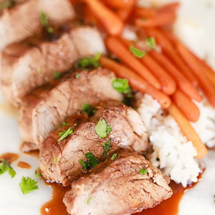 Make this easy Crock Pot Teriyaki Pork Tenderloin Recipe that is perfect for family dinner but tasty enough for company. Everyone will love this recipe. Make this easy Crock Pot Teriyaki Pork Tenderloin Recipe that is perfect for family dinner but tasty enough for company. Everyone will love this recipe.
