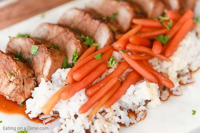 Make this easy Crock Pot Teriyaki Pork Tenderloin Recipe that is perfect for family dinner but tasty enough for company. Everyone will love this recipe. Make this easy Crock Pot Teriyaki Pork Tenderloin Recipe that is perfect for family dinner but tasty enough for company. Everyone will love this recipe.