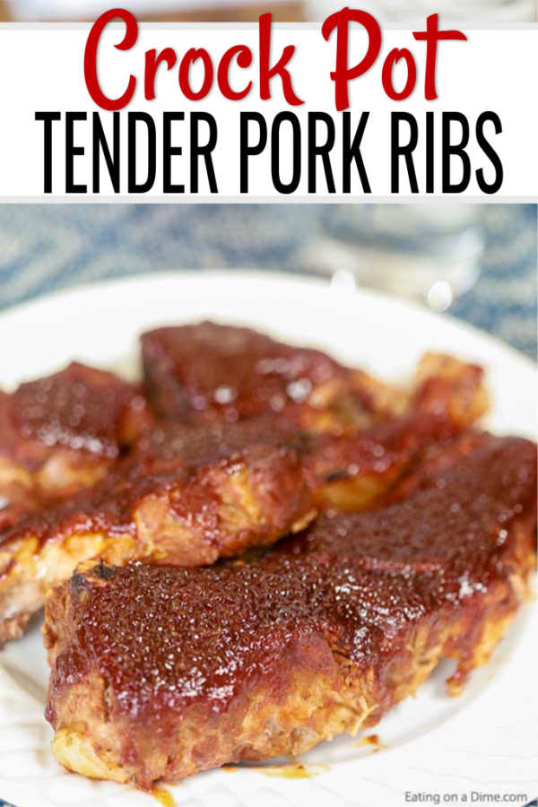 This is a great quick and easy crock pot ribs recipes. I hope you love this simple slow cooker country style ribs recipe with the bones in.