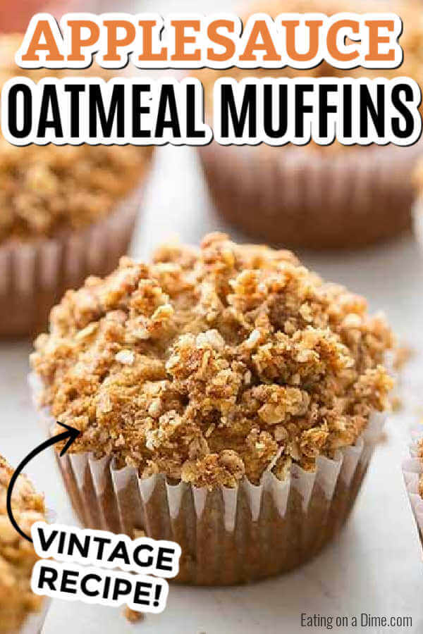 If you need a quick breakfast option for busy mornings, try oatmeal applesauce muffins recipe.  They are delicious and budget friendly.