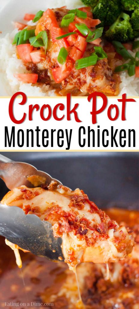 Crock Pot Monterey Chicken Recipe - Easy Monterey Chicken