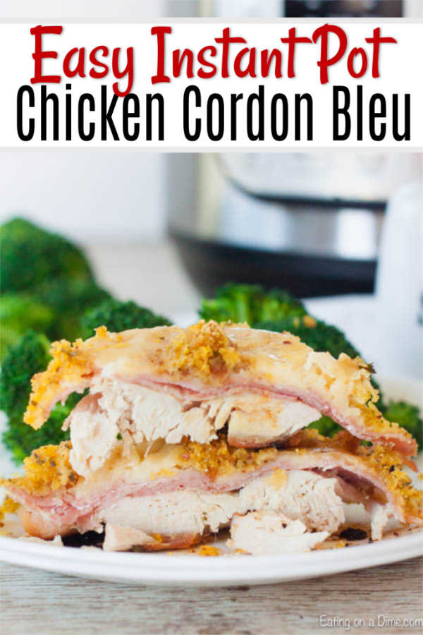 Now you can enjoy cordon bleu in pressure cooker in minutes. Try Instant Pot Chicken Cordon Bleu Recipe that takes the work out of traditional cordon bleu. 