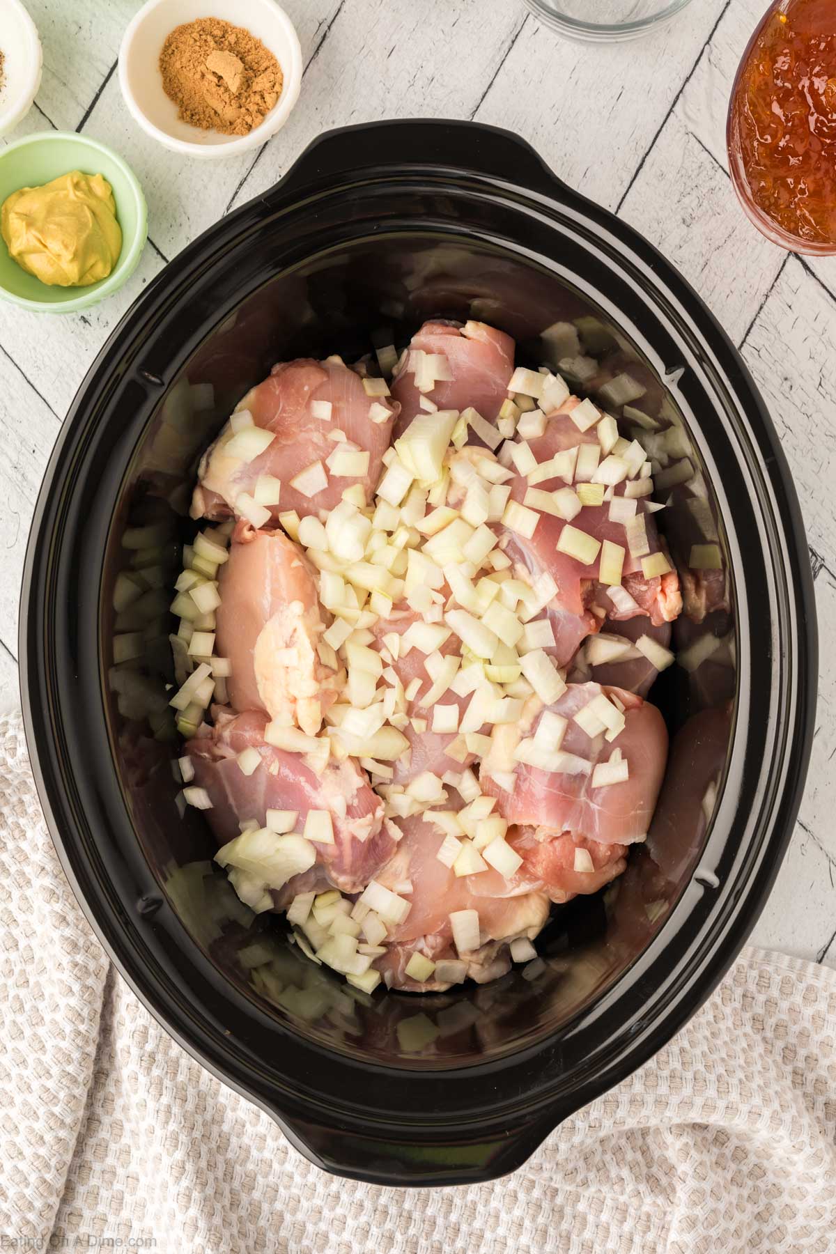 3-Quart Slow Cooker Apricot Chicken Recipe • A Weekend Cook®