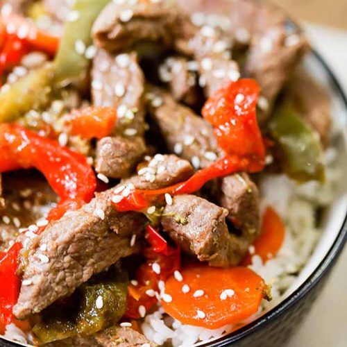 Instant pot beef stir fry - Ready in only 5 minutes for a delicious dinner