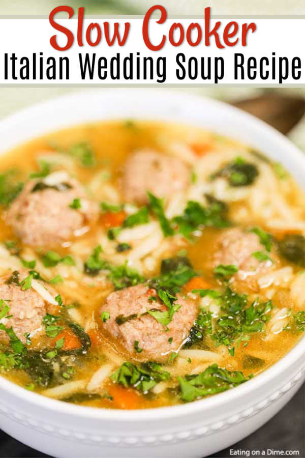 Crock Pot Italian Wedding Soup Recipe So Easy