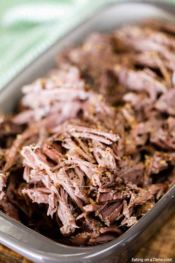 The possibilities are endless with this Crock Pot Shredded Beef Recipe. The slow cooker does all the work and the results are tender and flavorful beef. The possibilities are endless with this Crock Pot Shredded Beef Recipe. The slow cooker does all the work and the results are tender and flavorful beef.