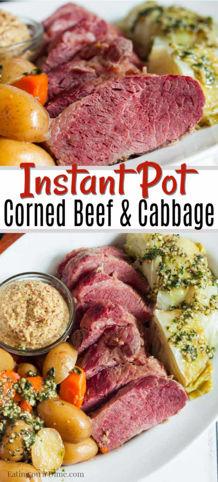 Instant Pot Corned Beef and Cabbage is quick and easy in the pressure cooker. Enjoy this traditional corned beef instant pot recipe with very little work.