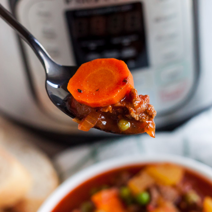 Try making beef stew with ground beef with this easy and tasty Instant Pot Ground Beef Stew Recipe. This is a nice change and takes just minutes to prepare. 
