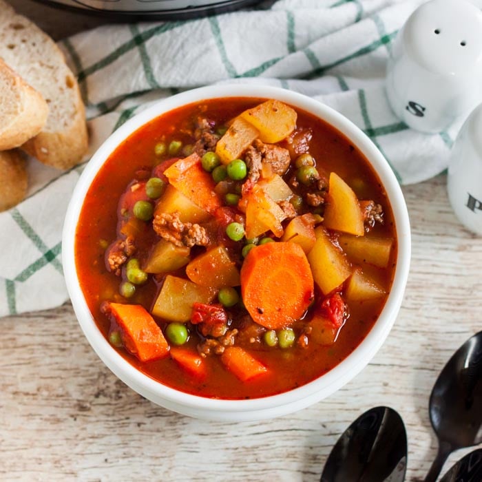 Try making beef stew with ground beef with this easy and tasty Instant Pot Ground Beef Stew Recipe. This is a nice change and takes just minutes to prepare. 