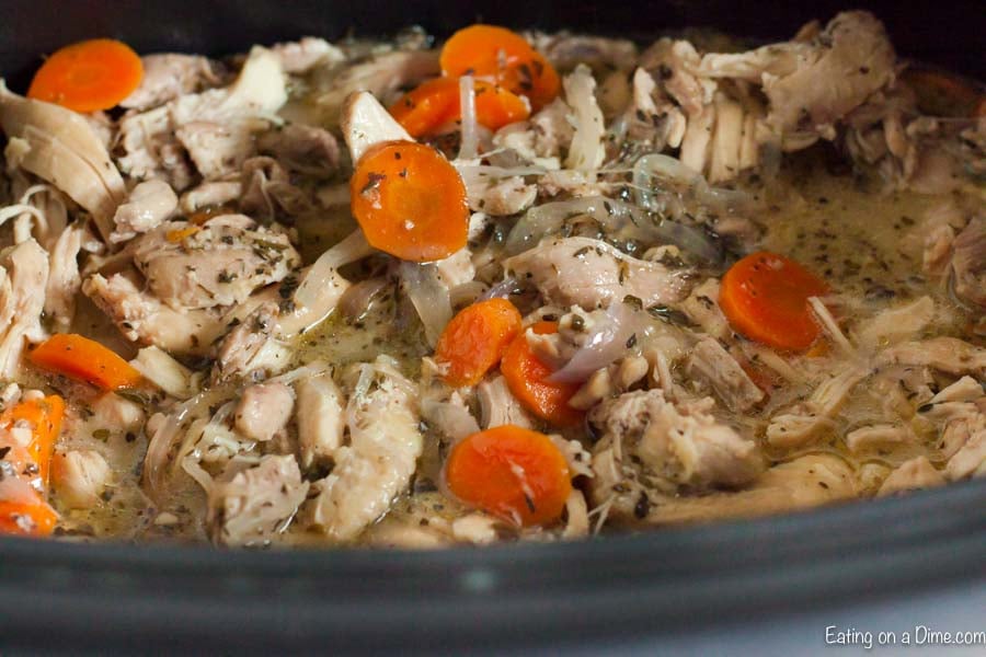 Cooking chicken gyro in the slow cooker
