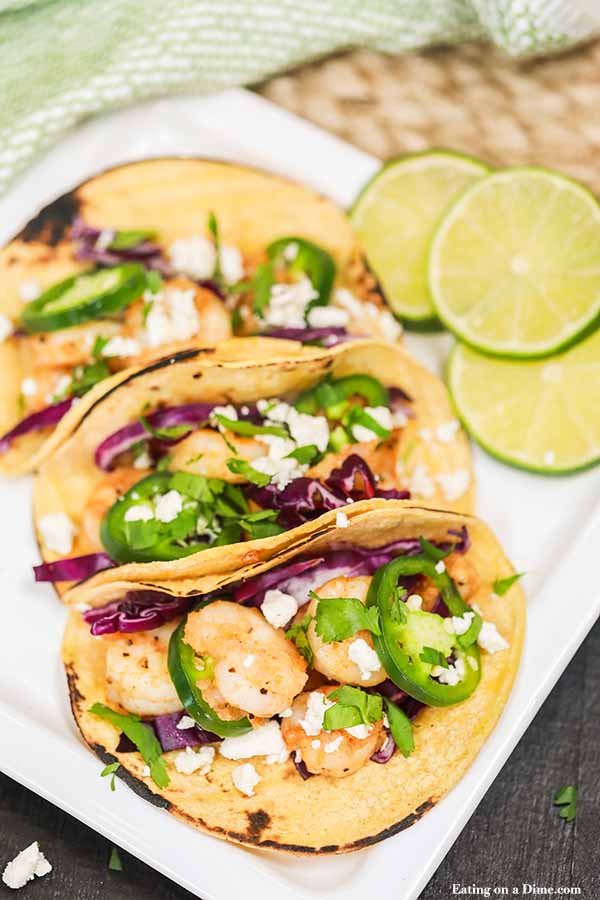 Baja Shrimp Tacos Recipe can be ready in minutes. Enjoy a delicious baja shrimp tacos restaurant style meal at home that will save you time and money.