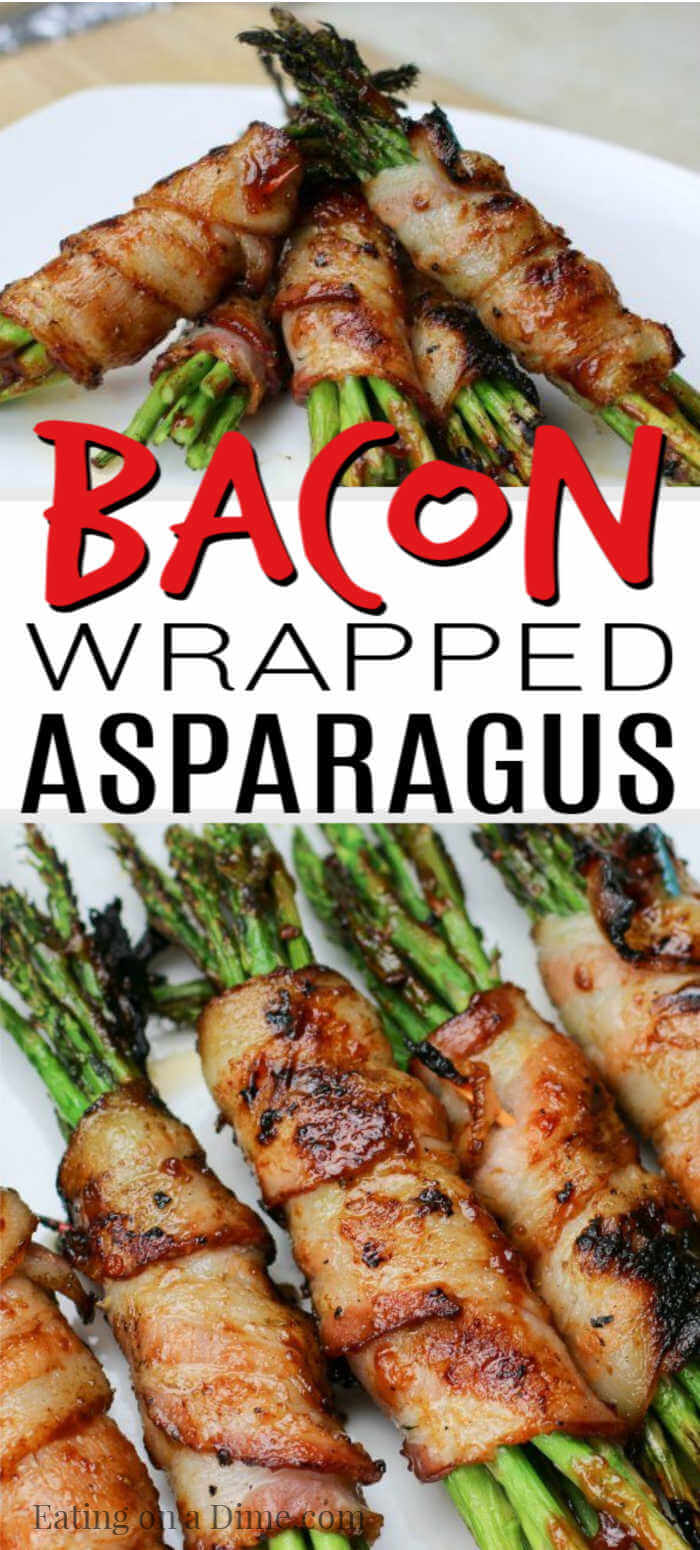 Try this Easy bacon wrapped asparagus recipe. Asparagus wrapped in bacon is easy to make and tastes amazing. Make this in minutes for an easy side dish.