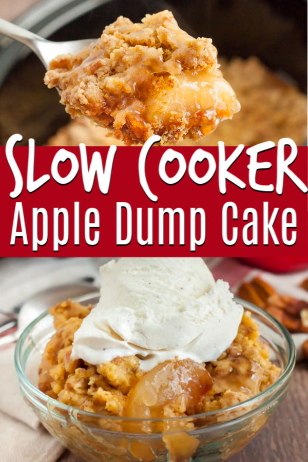 Dessert is even easier when you make this Crockpot Apple Dump Cake Recipe for the perfect fall dessert. The slow cooker does all the work!