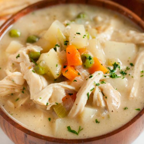 Instant Pot Chicken Pot Pie Soup Recipe - Ready in minutes!