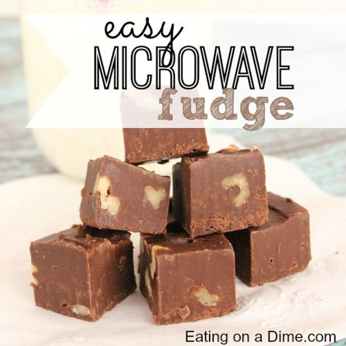 Here is the best microwave fudge recipe. This easy 3 ingredient fudge is so easy. Learn how to make fudge in the microwave.