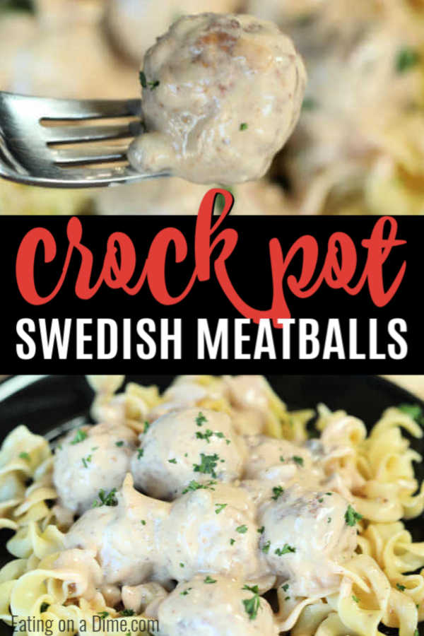 Slow Cooker Swedish Meatballs comes together easily for a great dinner idea. Toss this together and come home to delicious meatballs ready to enjoy.