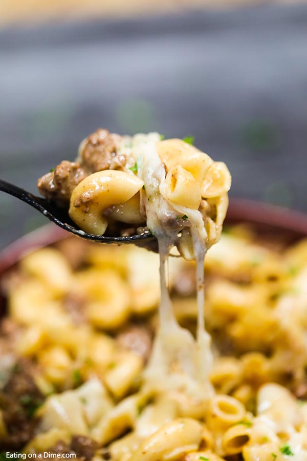 Enjoy everything you love about Philly Cheesesteak in this delicious Philly cheesesteak pasta recipe. This skillet recipe comes together in minutes.