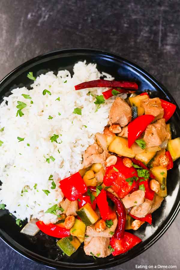 Enjoy one of your favorite Chinese takeout dishes when you make Kung Pao Chicken Recipe at home. Save time and money and make this sweet and salty meal.