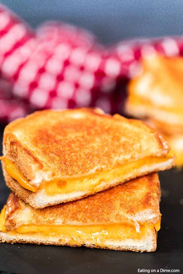 There is something so comforting and delicious about a classic Grilled Cheese Sandwich Recipe. Each bite is loaded with melted cheese that is amazing.