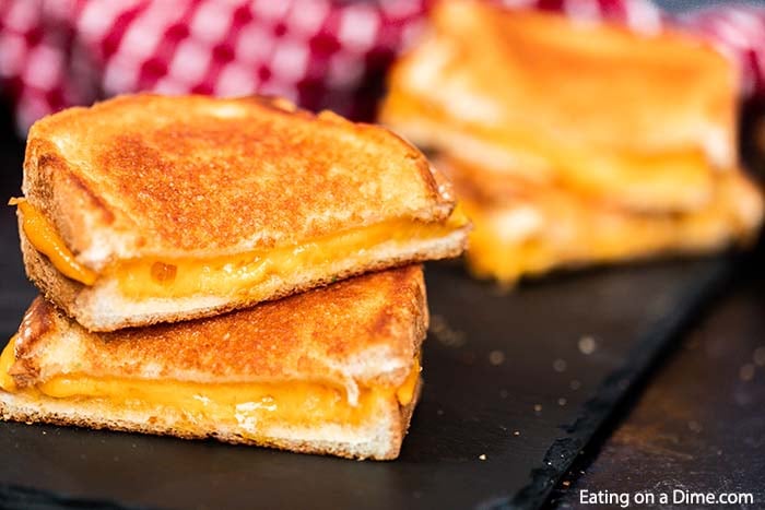 There is something so comforting and delicious about a classic Grilled Cheese Sandwich Recipe. Each bite is loaded with melted cheese that is amazing.