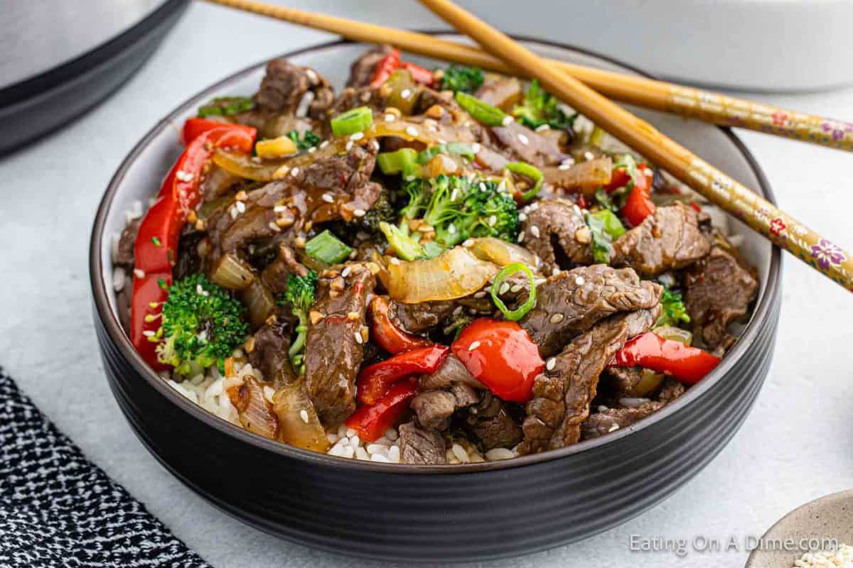 Instant Pot Beef Stir Fry Eating on a Dime