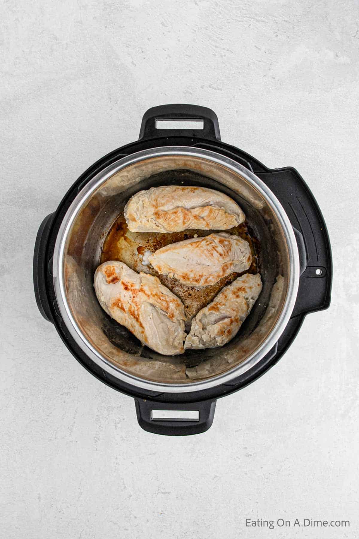 Browning chicken in the instant pot