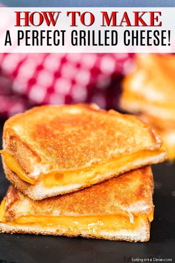 There is something so comforting and delicious about a classic Grilled Cheese Sandwich Recipe. Each bite is loaded with melted cheese that is amazing.