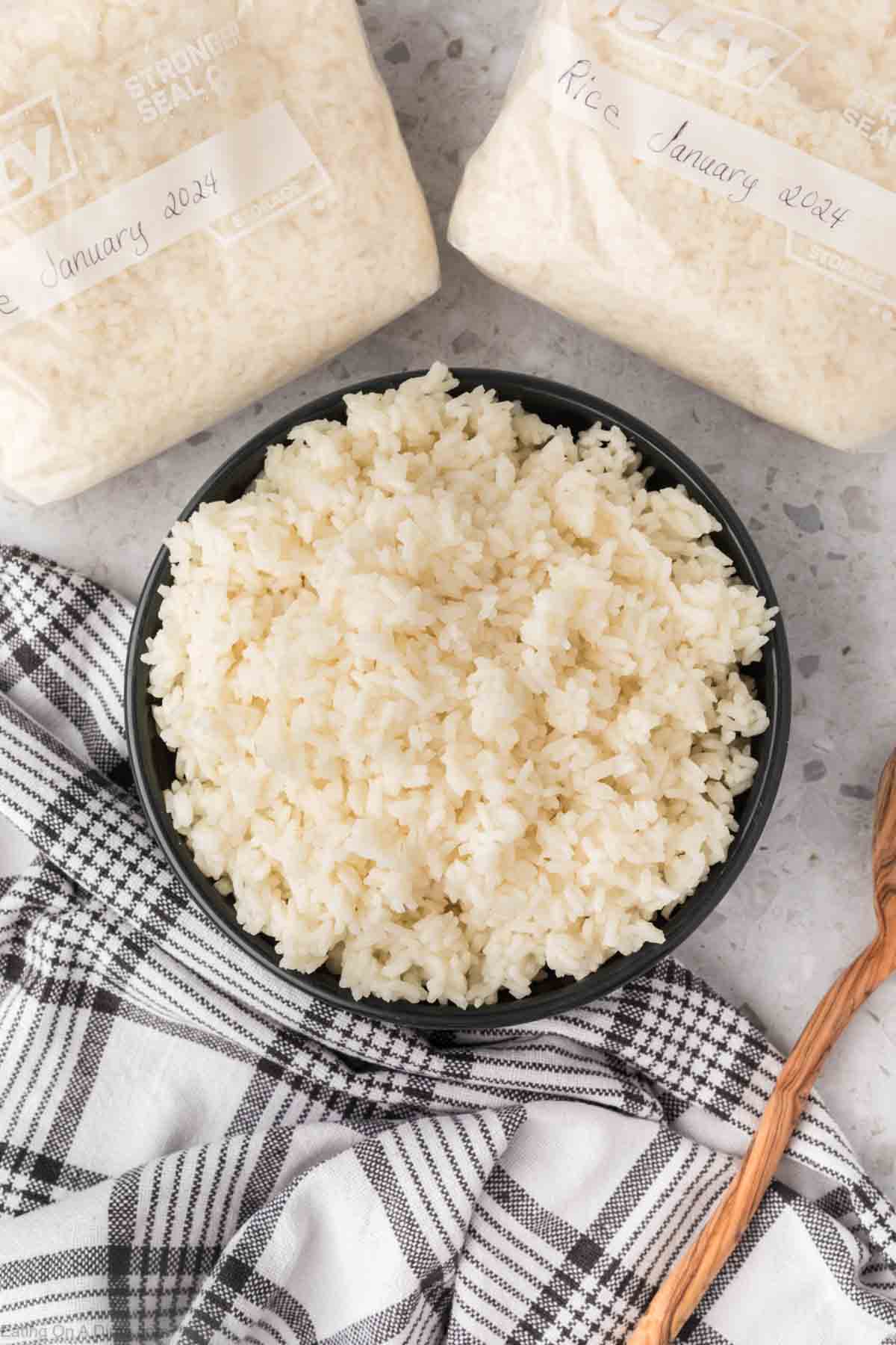 Cooked Rice in a bowl