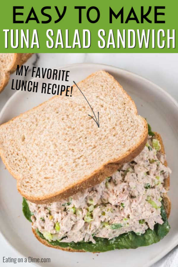 Tuna salad sandwich recipe the best tuna salad sandwich