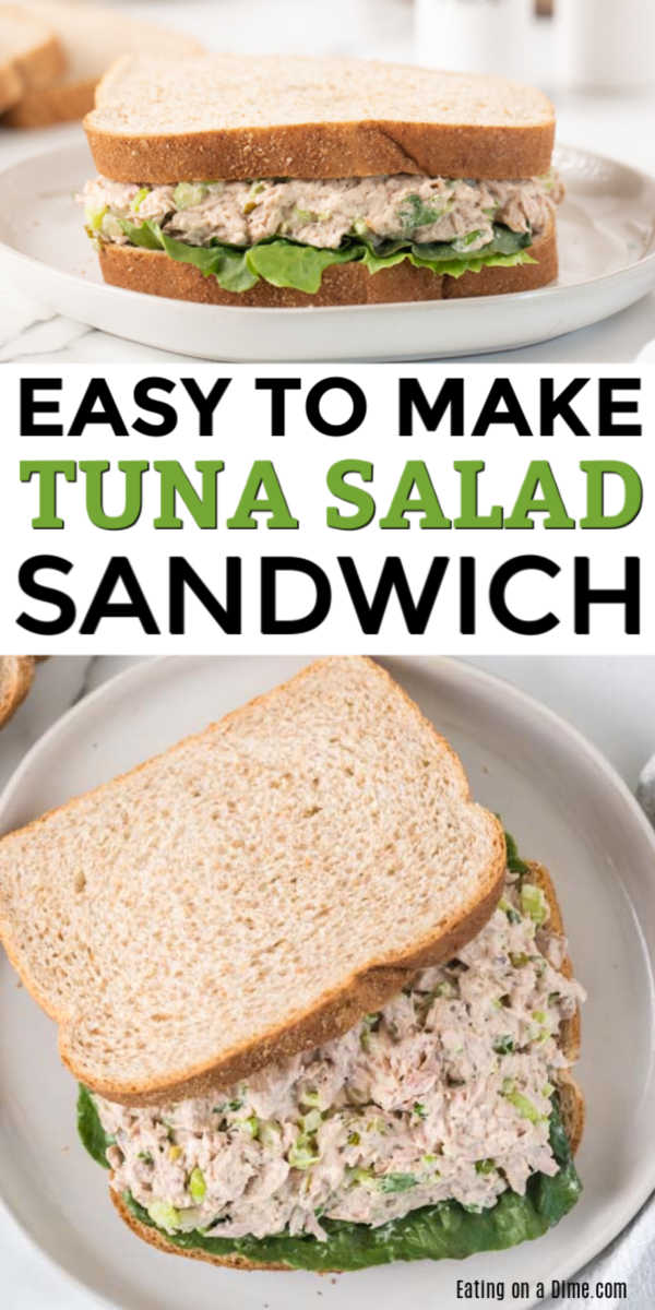 We enjoy this tuna salad sandwich recipe year round for quick meals and it is delicious. It's perfect for those days you don't want to heat up the kitchen. 