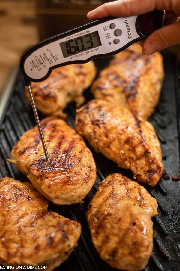 How to Grilled BBQ Chicken with Meat Thermometer