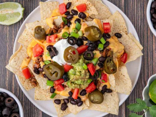 Build-Your-Own Nacho Bar with Homemade Nacho Cheese Sauce & World's Best  Guacamole - Mission Food Adventure